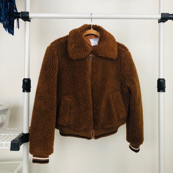 Bershka Jackets & Blazers - Bershka Teddy Bear Jacket